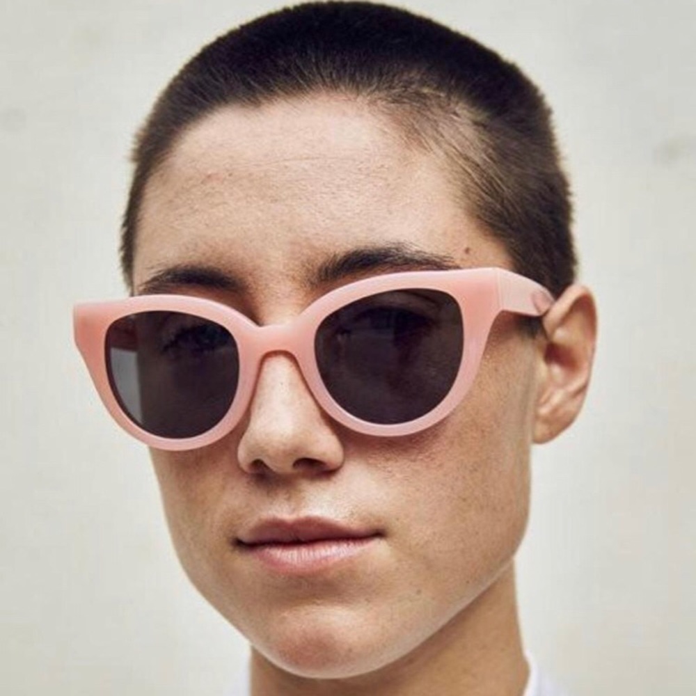 CARLA COLOUR Barton Sunglasses Flesh Pink Frame